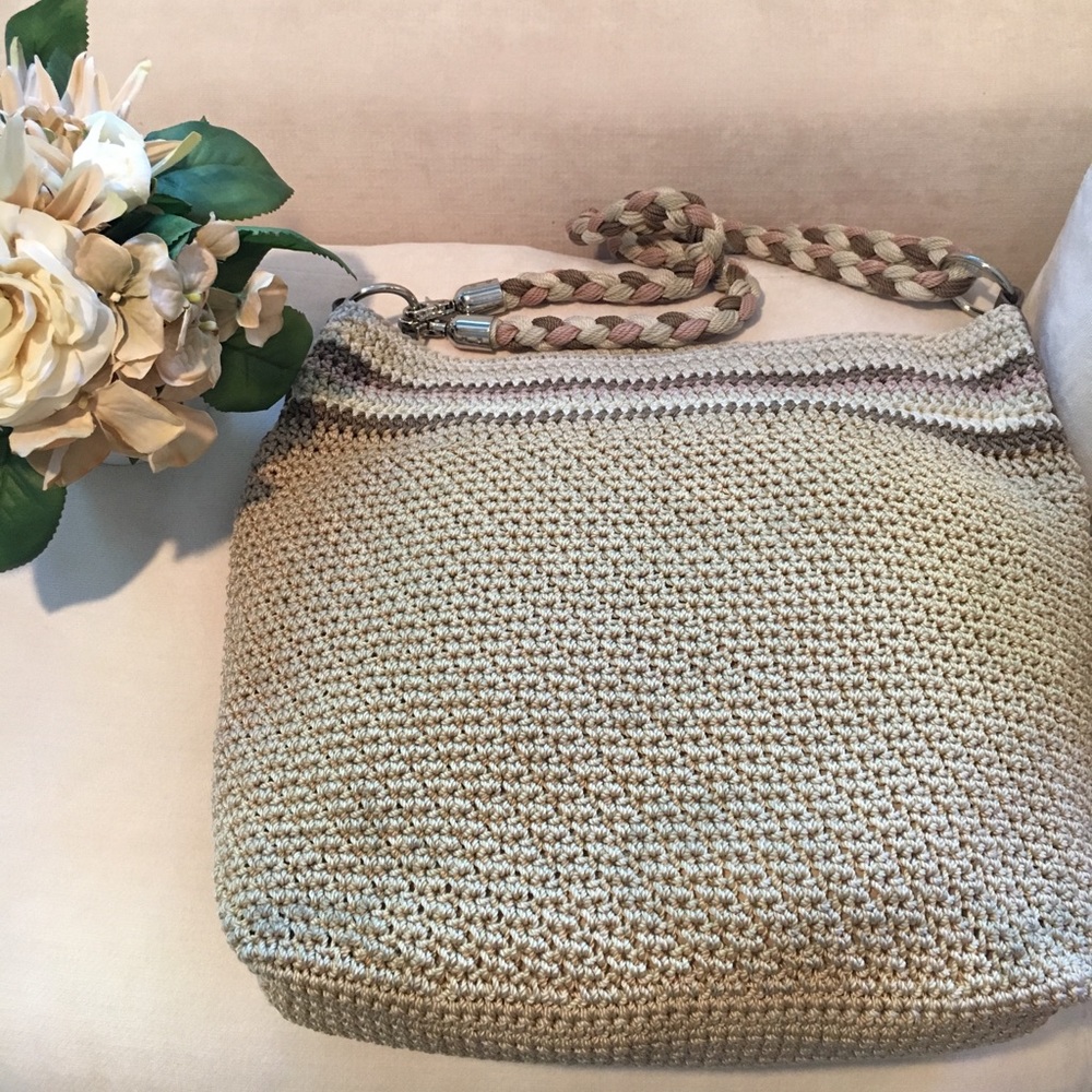 The Sak Shoulder Bag Hobo Crochet Braided Strap